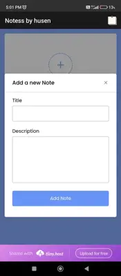 Notess by husen android App screenshot 0